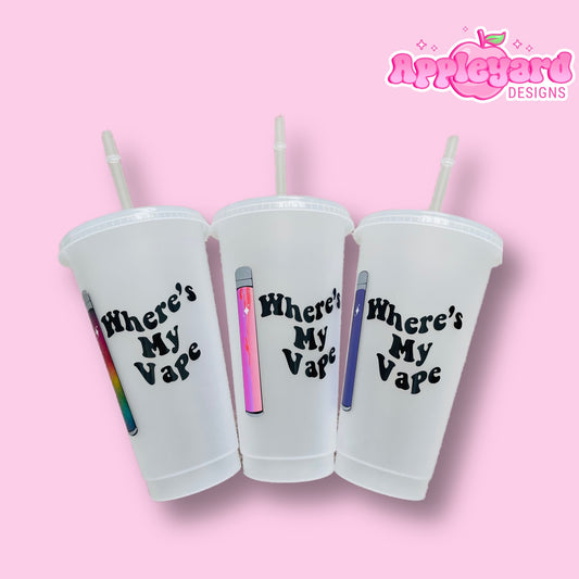 Where's My Vape | 24oz Cold Cup