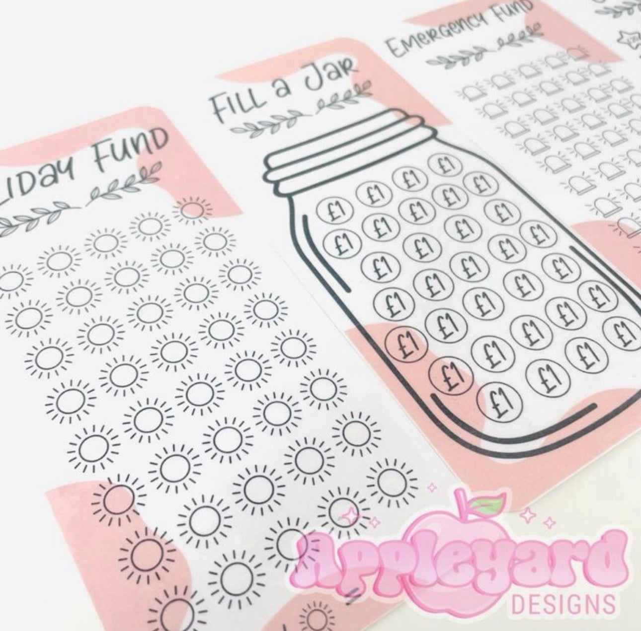 Starter Savings Challenge cards