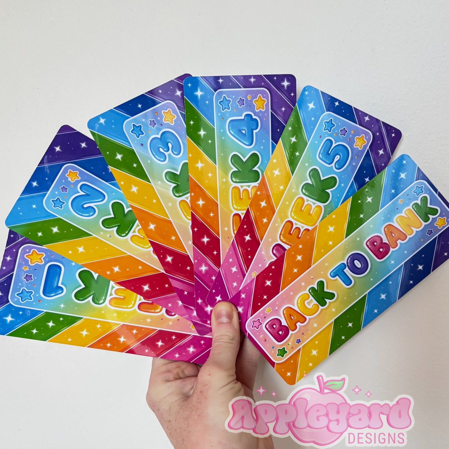 Rainbow Weekly budget inserts
