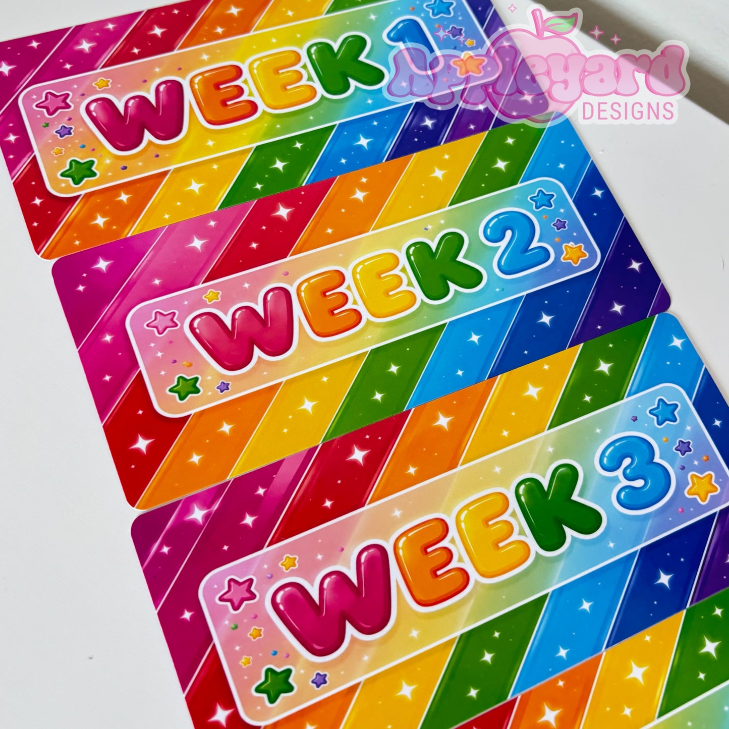 Rainbow Weekly budget inserts