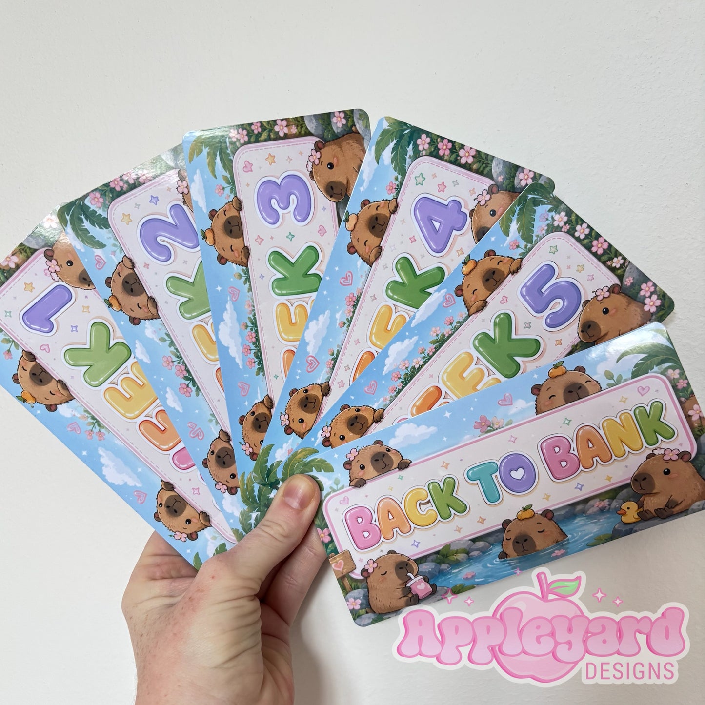 Capybara Weekly budget inserts