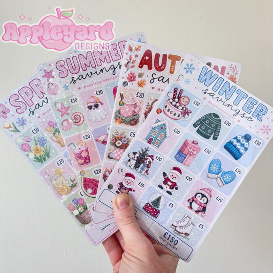 Seasonal holographic savings dashboards