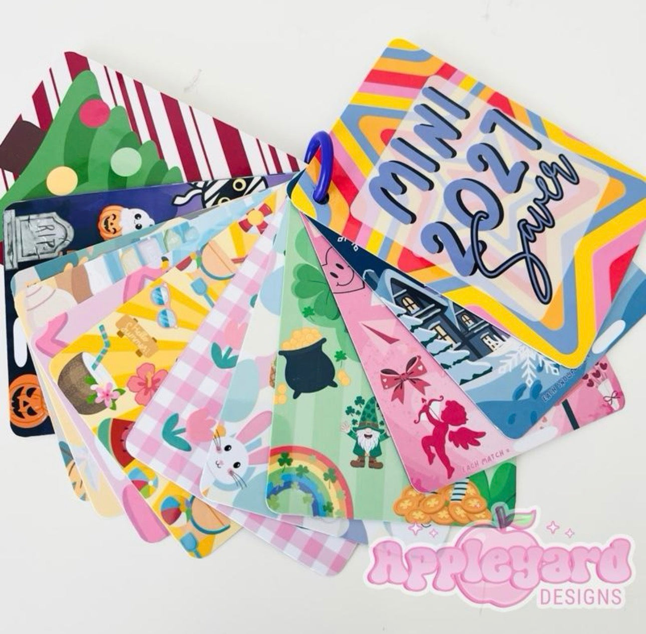 Mini 2027 Saving Challenge Bundle - 10x7cm Challenge Cards