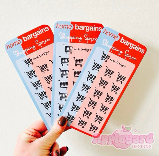 Home Bargains Shopping Spree Tracker