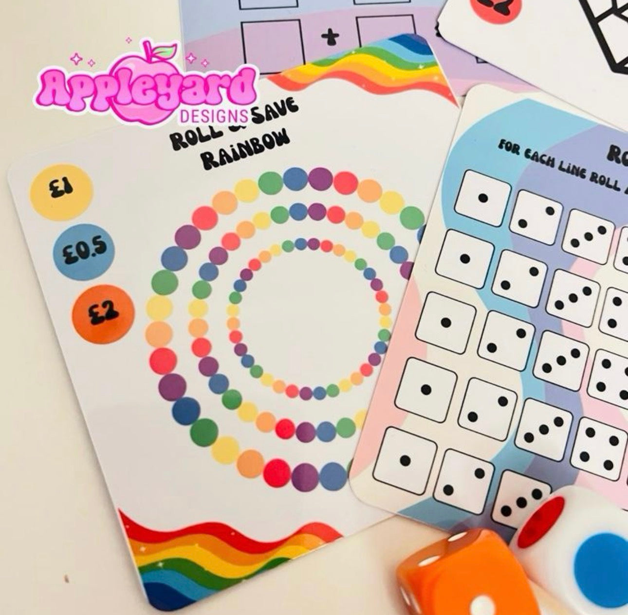 Roll & Save mini saving challenge bundle