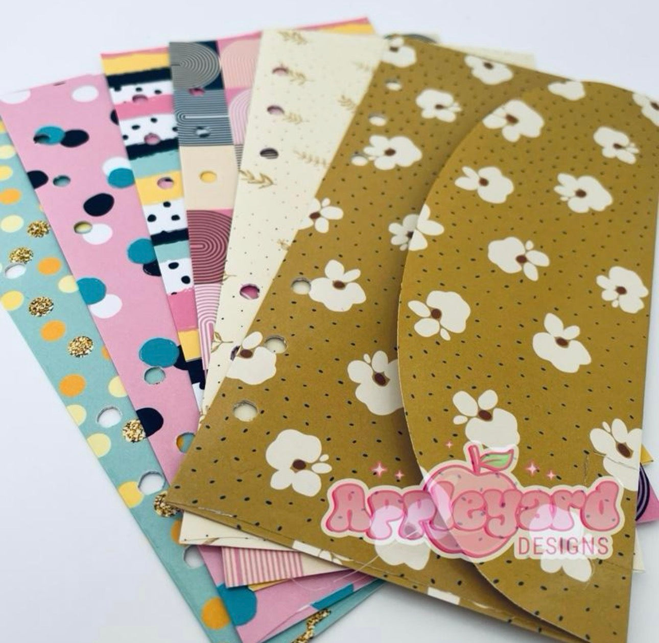 Pack of 6 money wallets for cash stuffing binder